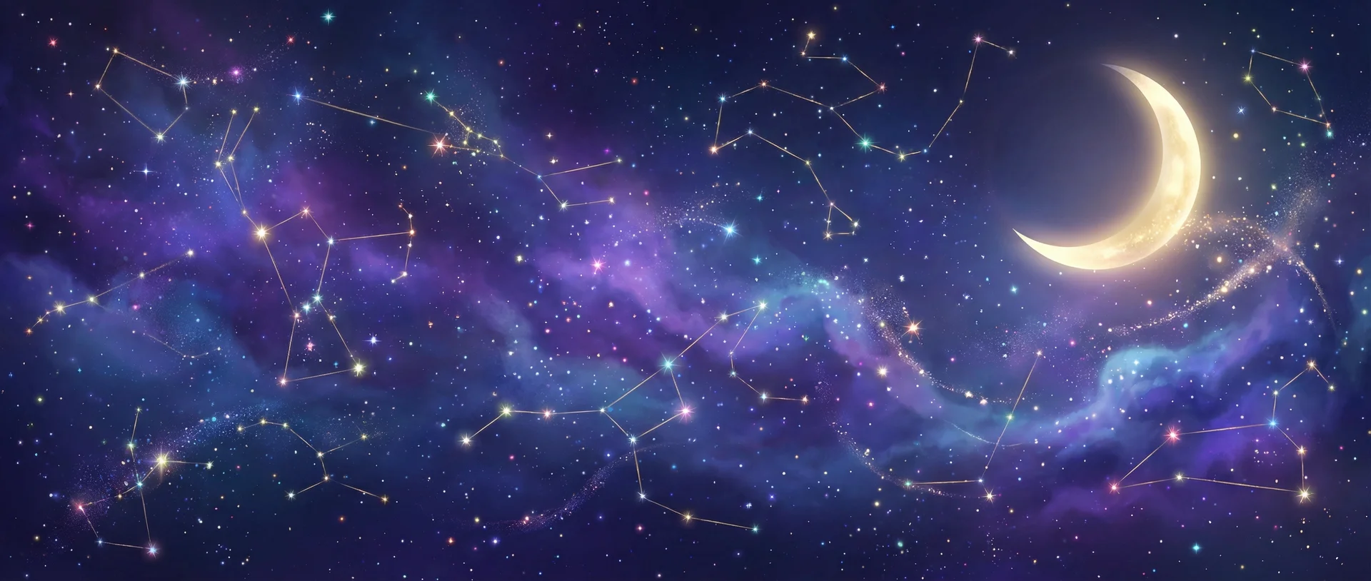 星空背景 - 每日吃瓜 | 每日星座运势与塔罗占卜